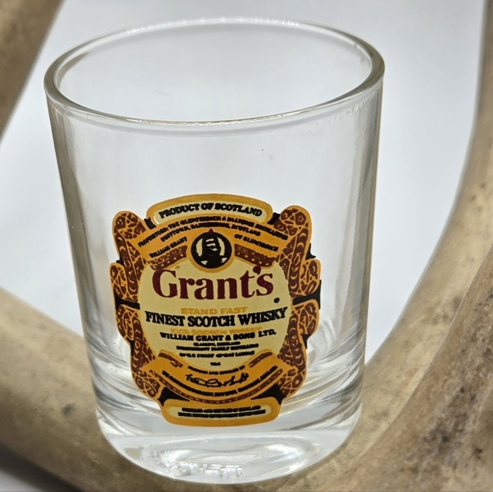 Grant's Finest Scotch Whisky Shot Glass Good Pre-owned Condition